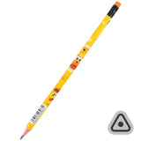 Graphite triangular pencil with eraser Kite Garfield GF25-046