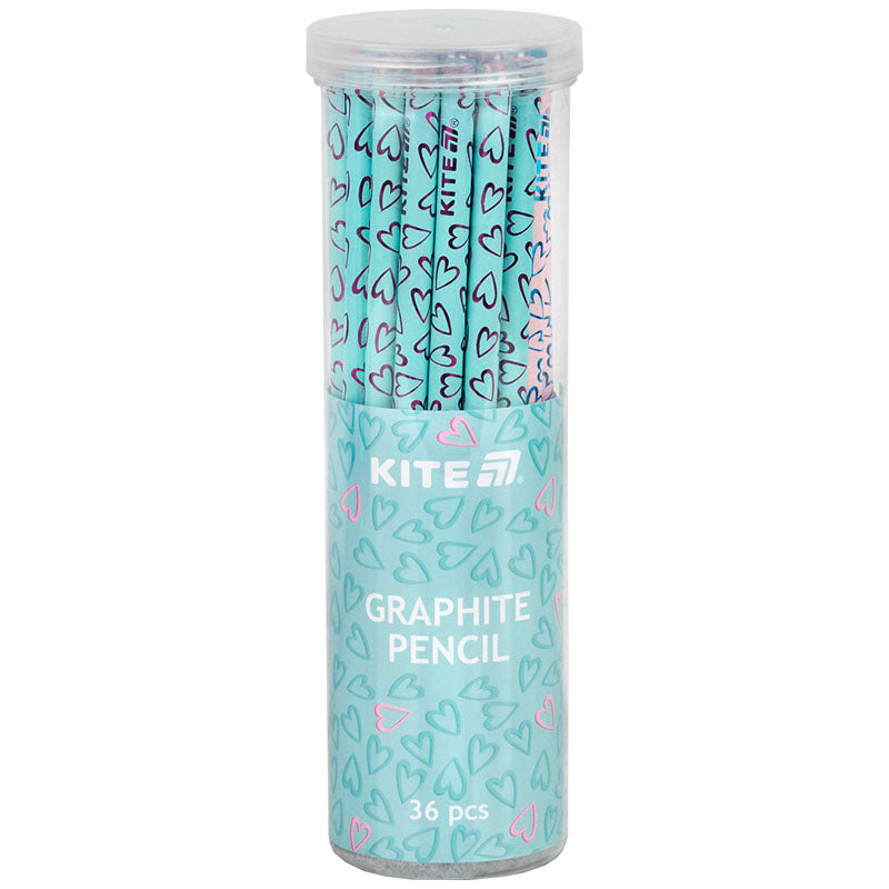 Graphite pencil with crystal Kite Hearts K25-059-1