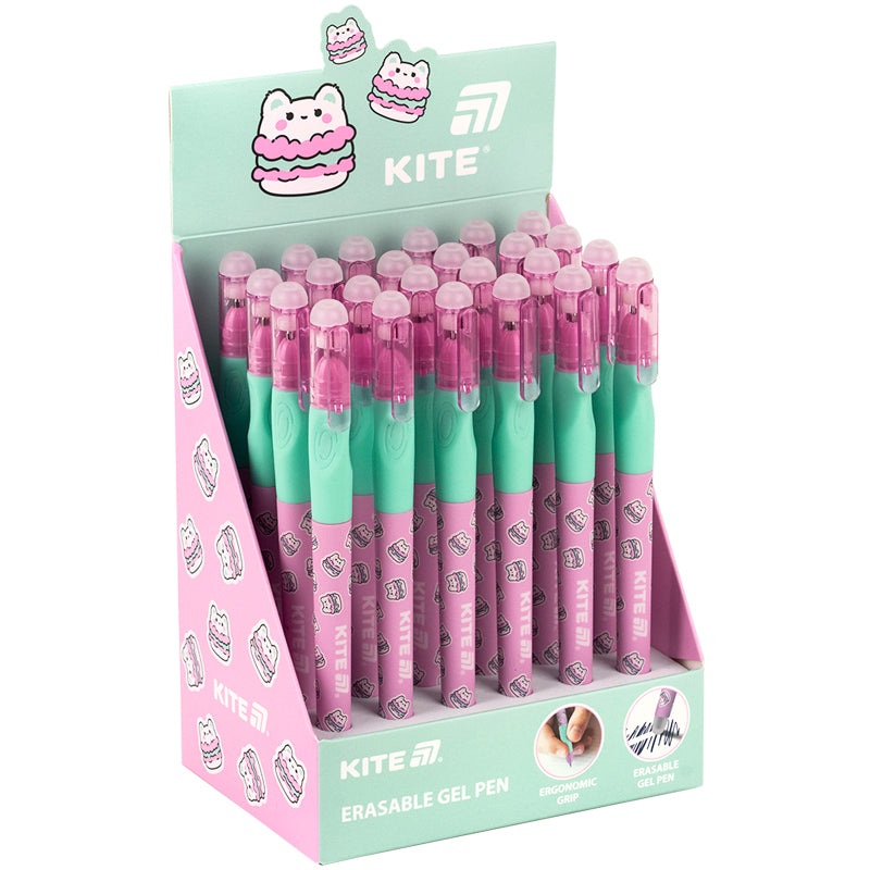 Ручка гелева "пиши-стирай" Kite Smart Feel Good K25-098-2, синя