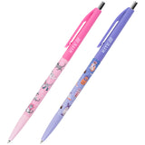 Ballpoint pen retractable Kite Fashion Cat K25-361-1, blue