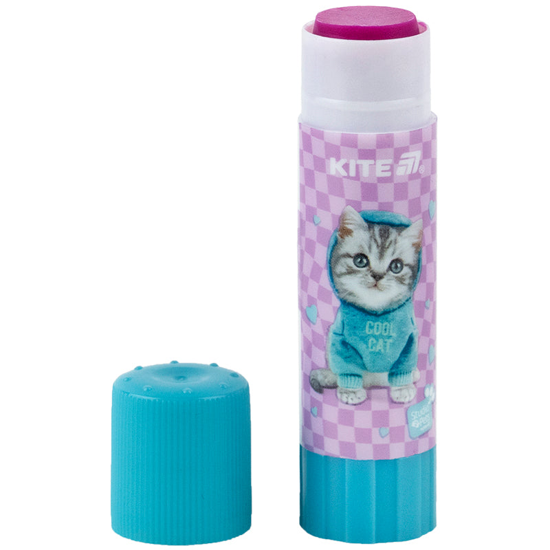 Glue stick with indicator PVP Kite Studio Pets SP25-130, 8 g