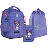 Шкільний набір Kite Education Kuromi SET_HK25-555S-2 (рюкзак, пенал, сумка)