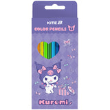 Color pencils Kite Kuromi HK25-051-2, 12 pcs