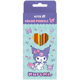 Color pencils double-sided Kite Kuromi HK25-054-2, 12 pcs