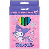 Flamastry Kite Kuromi HK25-455, 10 kolorów