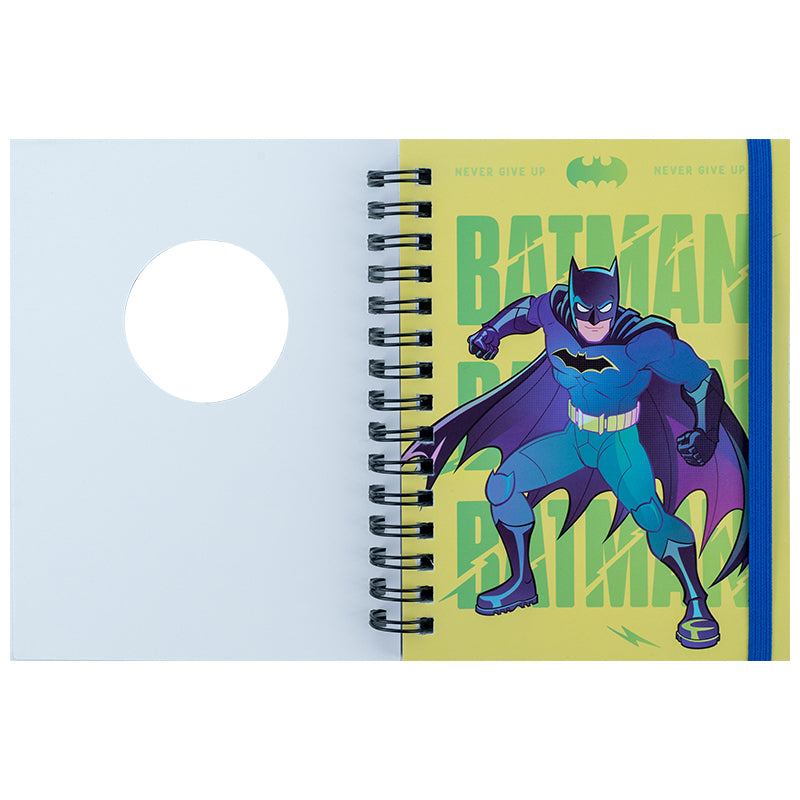Блокнот на спіралі Kite DC Comics DC25-229, А6, 80 аркушів, клітинка