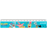 Ruler plastic Kite Sponge Bob SB25-090, 15 cm