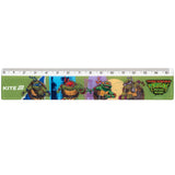Ruler plastic Kite Ninja Turtles NT25-090, 15 cm