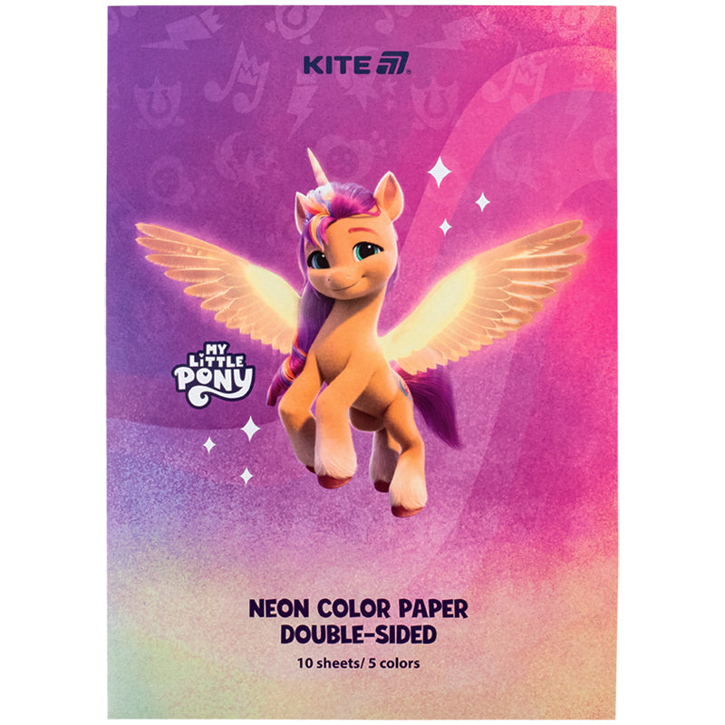 Color neon paper Kite My Little Pony LP24-252 (10 sheets/5 colors), A4