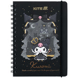 Щоденник на спіралі Kite Kuromi HK25-438-2, тверда обкладинка