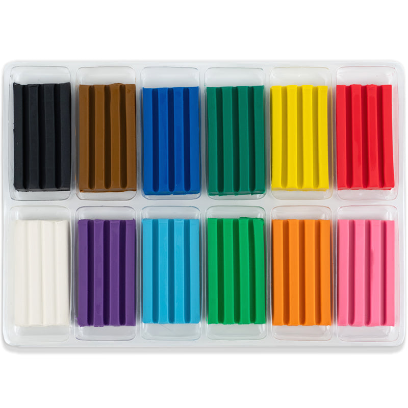 Wax-based modeling clay Kite Kuromi HK24-1086, 12 colors, 240 g