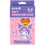 Пластилін восковий Kite Kuromi HK24-086 12 кольорів, 200 г
