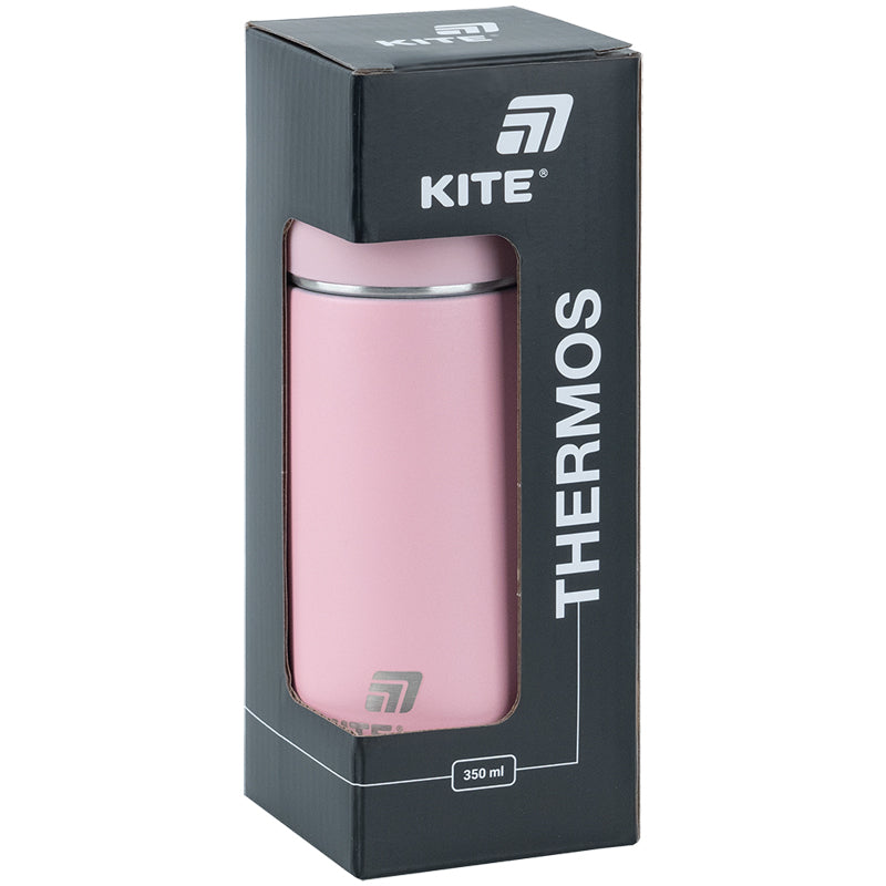 Термос Kite K25-1223-3, 350 мл, рожевий