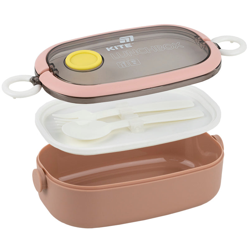 Lunchbox Kite K25-1180-1, 900 ml, beige