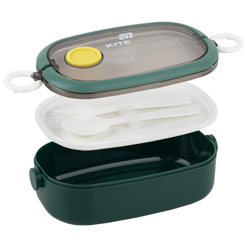 Lunchbox Kite K25-1180-3, 900 ml, green