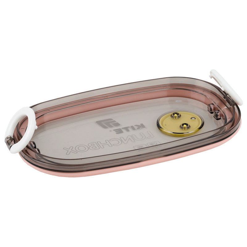 Lunchbox double layer with utensils Kite K25-1181-1, 1600 ml, beige