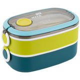 Lunchbox double layer with utensils Kite K25-1181-2, 1600 ml, blue