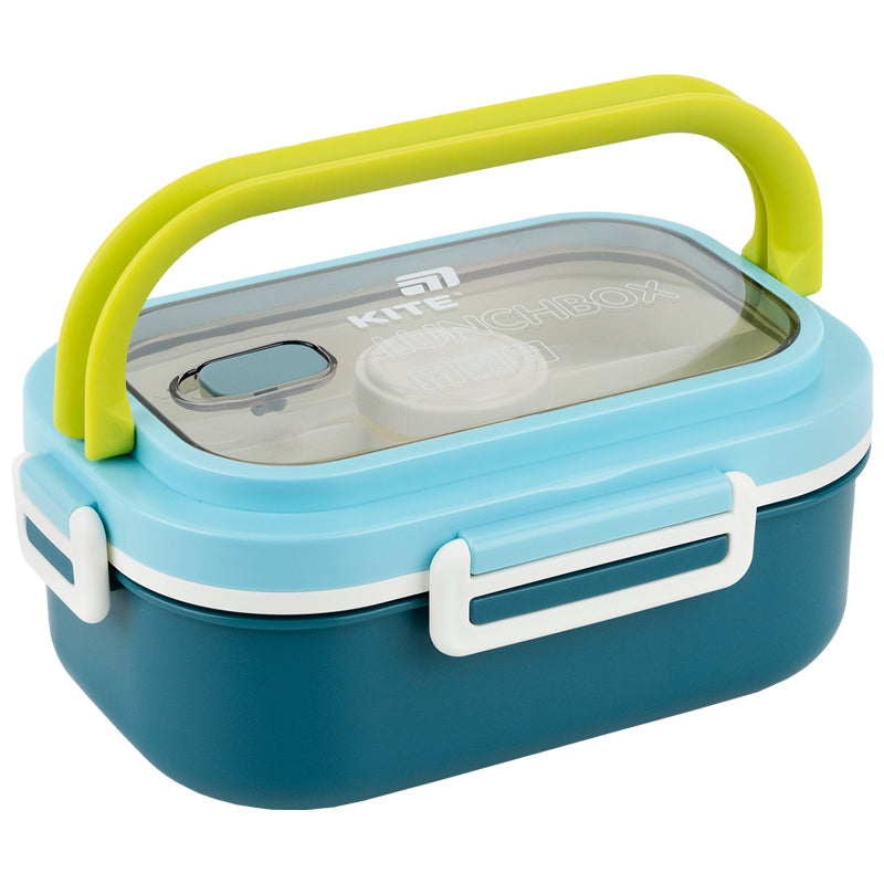 Lunchbox with divider Kite K25-1182-2, 1100 ml, blue