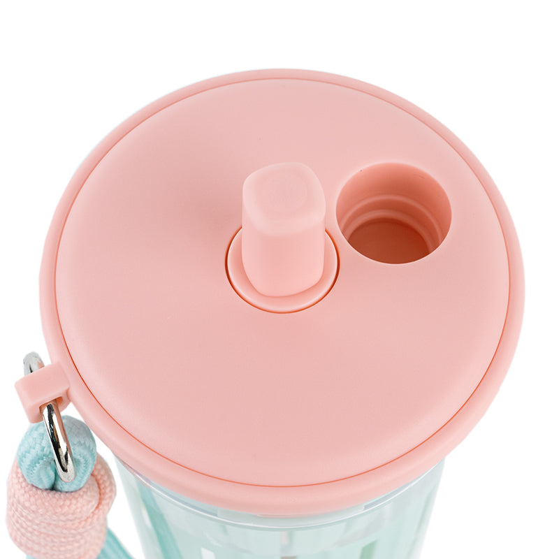 Plastic cup Kite K25-1219-1, 650 ml, pink and green