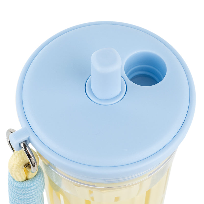 Plastic cup Kite K25-1219-3, 650 ml, yellow and blue