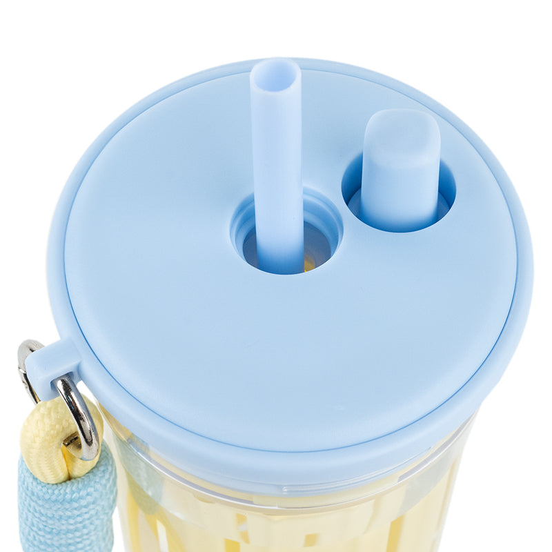 Plastic cup Kite K25-1219-3, 650 ml, yellow and blue