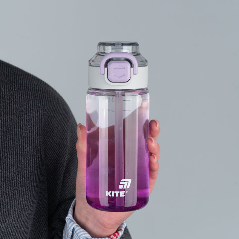 Water bottle Kite K25-1212-3, 600 ml, pink
