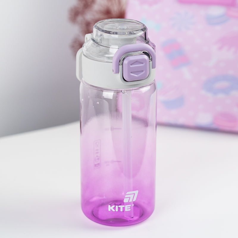 Water bottle Kite K25-1212-3, 600 ml, pink