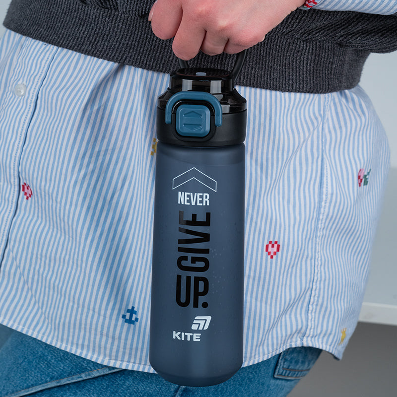 Water bottle Kite K25-1214-1, 760 ml, grey