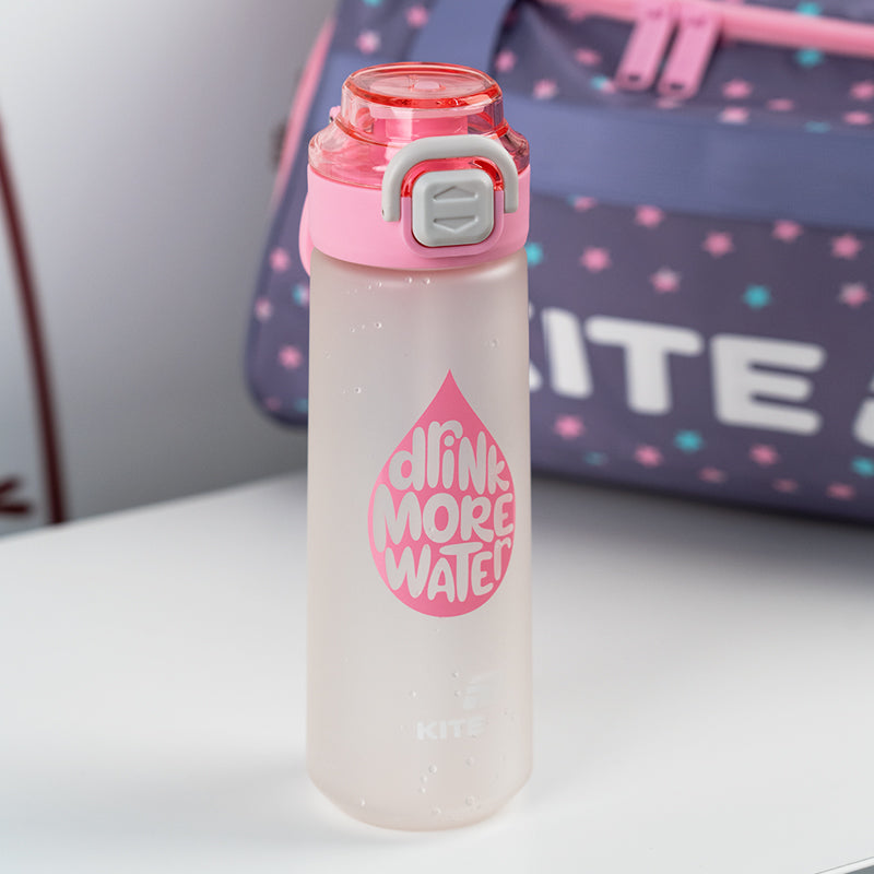 Water bottle Kite K25-1214-3, 760 ml, grey-pink
