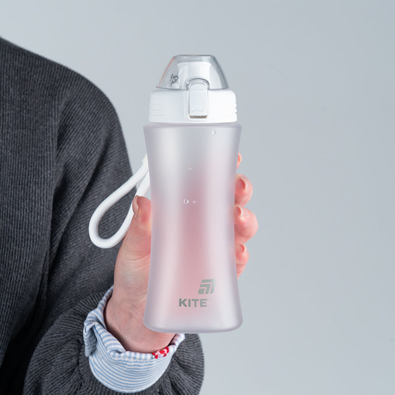 Water bottle Kite K25-1215-1, 500 ml, white