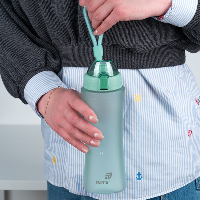 Water bottle Kite K25-1216-2, 660 ml, turquoise
