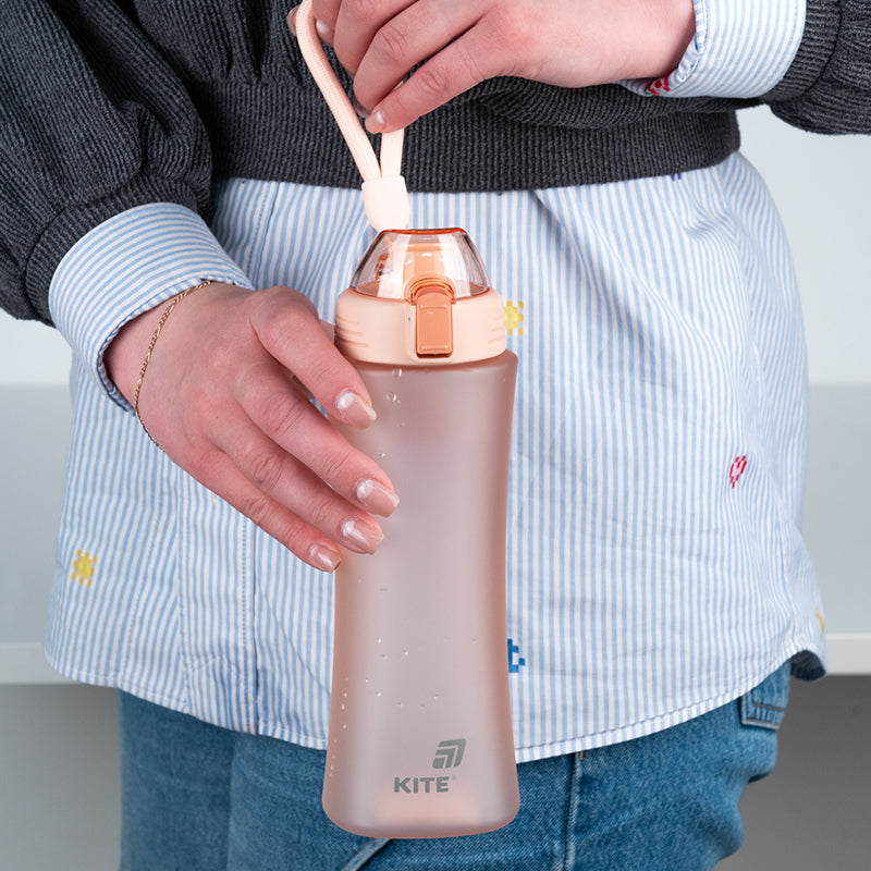 Water bottle Kite K25-1216-3, 660 ml, pink