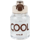 Water bottle Kite K25-1217-1, 700 ml, white and brown