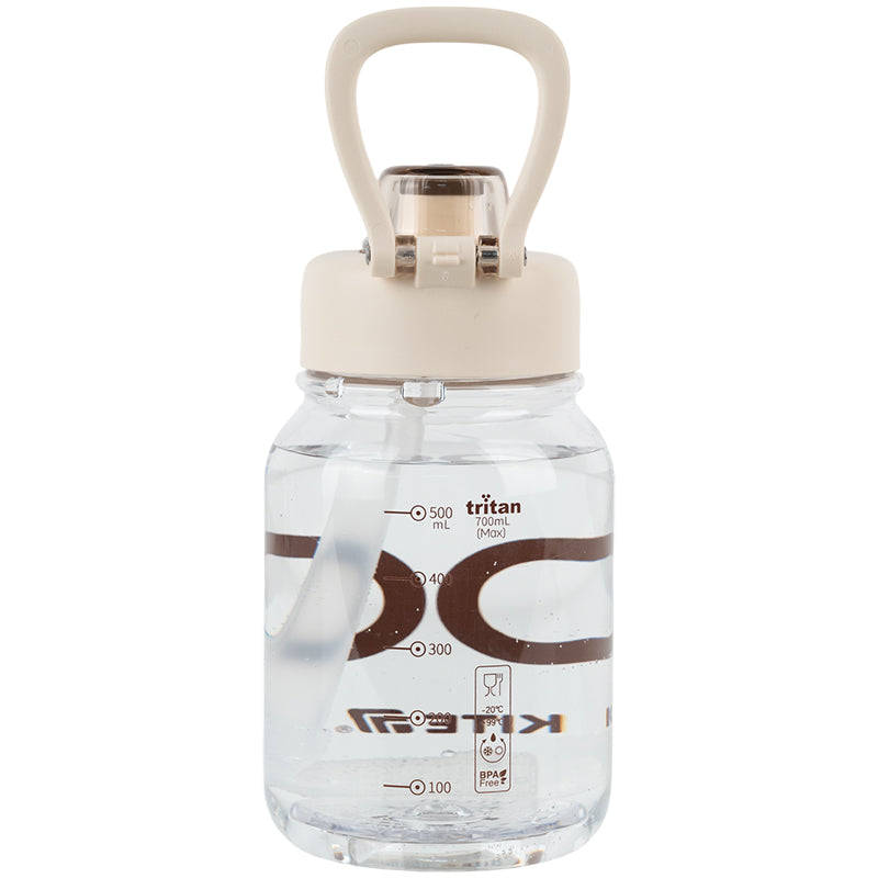 Water bottle Kite K25-1217-1, 700 ml, white and brown