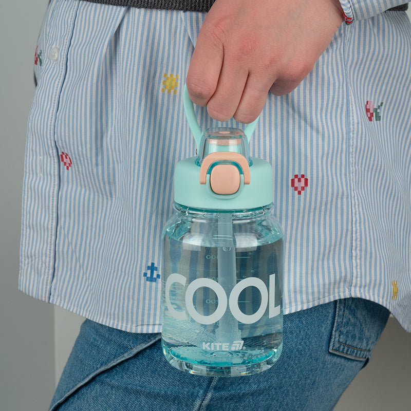 Water bottle Kite K25-1217-2, 700 ml, pink and turquoise