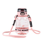 Water bottle Kite K25-1218-3, 700 ml, pink and gray
