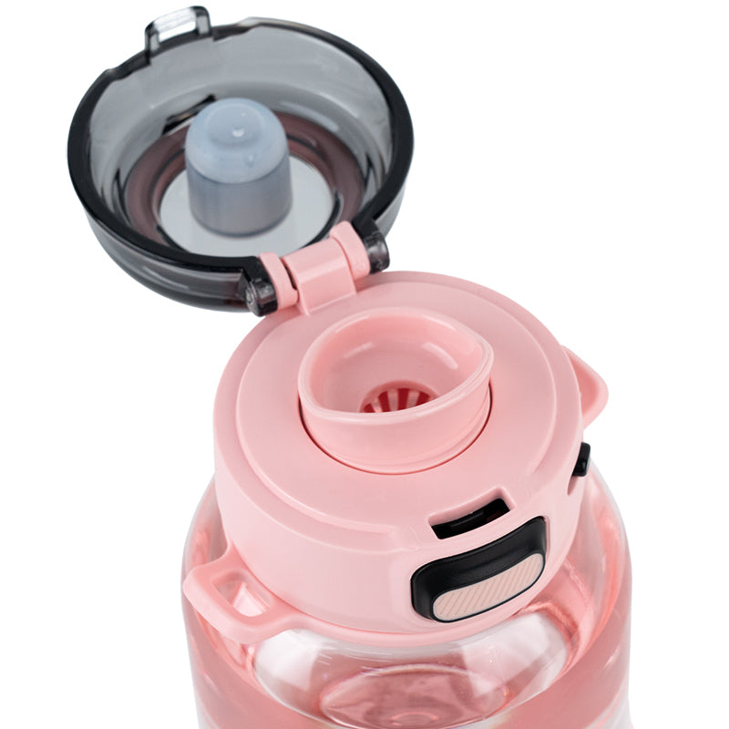 Water bottle Kite K25-1218-3, 700 ml, pink and gray