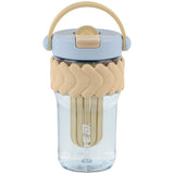 Plastic cup Kite K25-1230-1, 700 ml, beige and blue