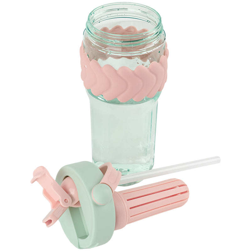 Plastic cup Kite K25-1230-3, 700 ml, mint pink