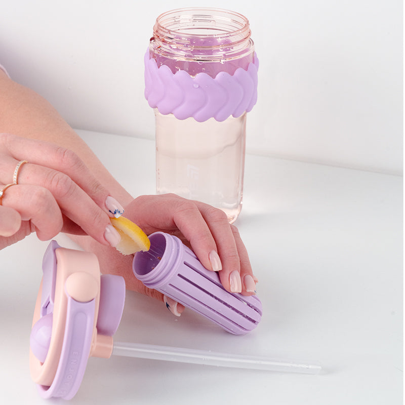 Plastic cup Kite K25-1231-2, 900 ml, lilac pink