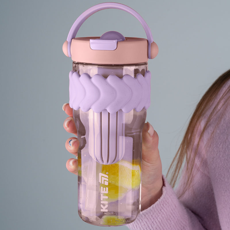 Plastic cup Kite K25-1231-2, 900 ml, lilac pink