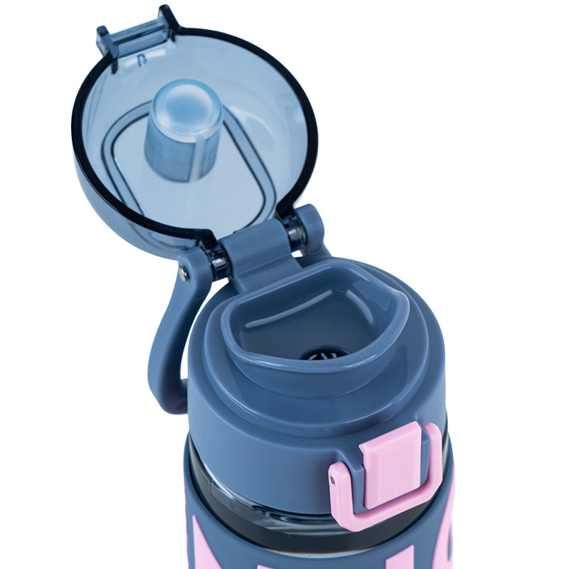 Water bottle Kite K25-1232-2, 550 ml, gray-pink
