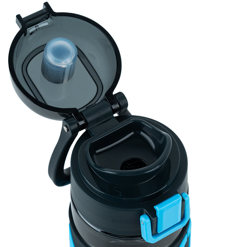 Water bottle Kite K25-1233-2, 680 ml, black-blue