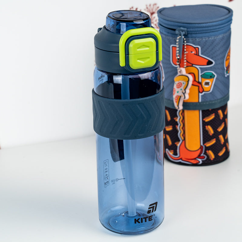 Water bottle Kite K25-1234-2, 800 ml, blue-green