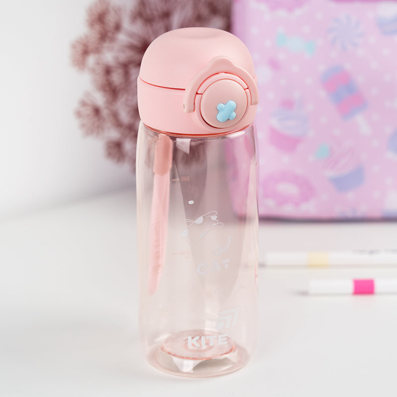 Water bottle Kite K25-1236-3, 480 ml, pink