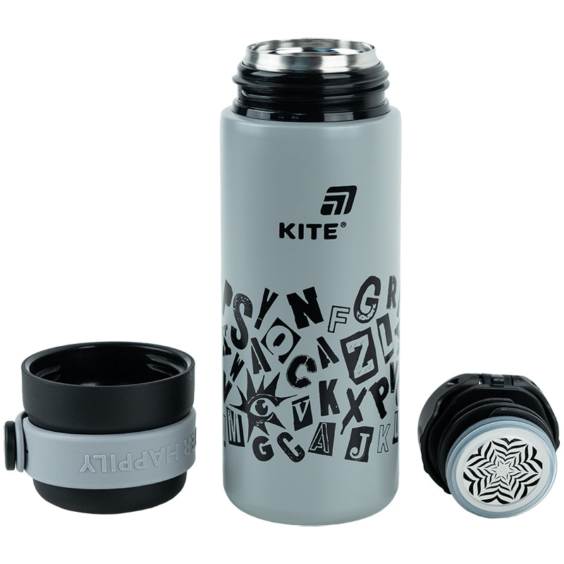 Термос Kite K25-1222-2, 500 мл, сірий