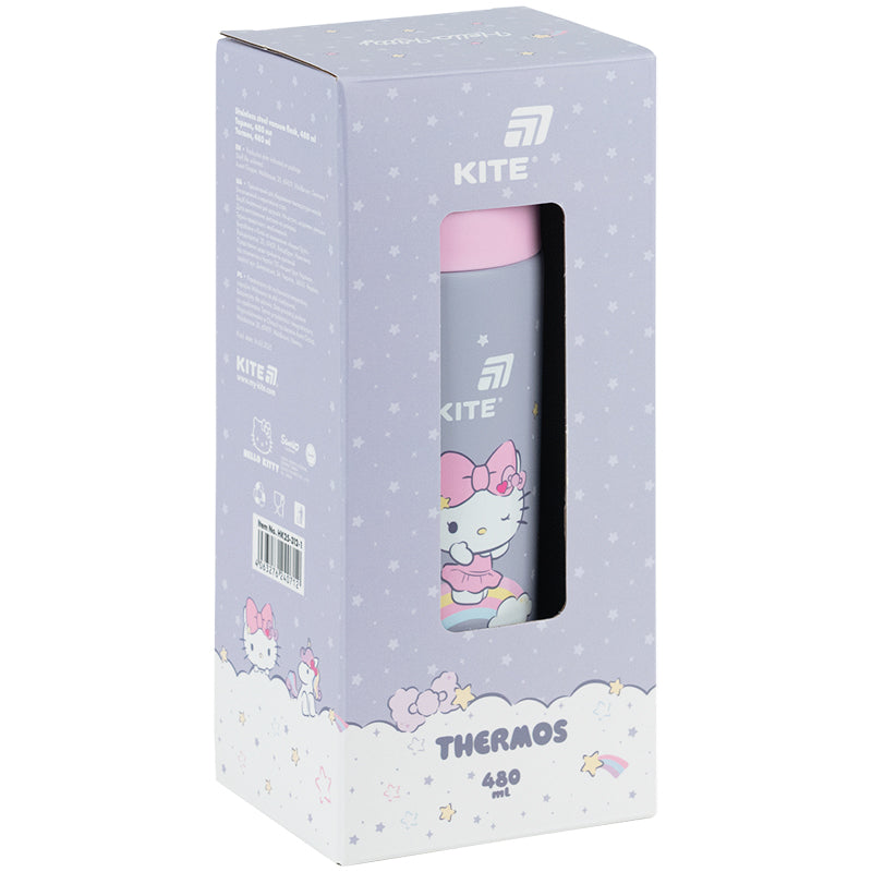 Thermos Kite Hello Kitty HK25-312-1, 480 ml, gray
