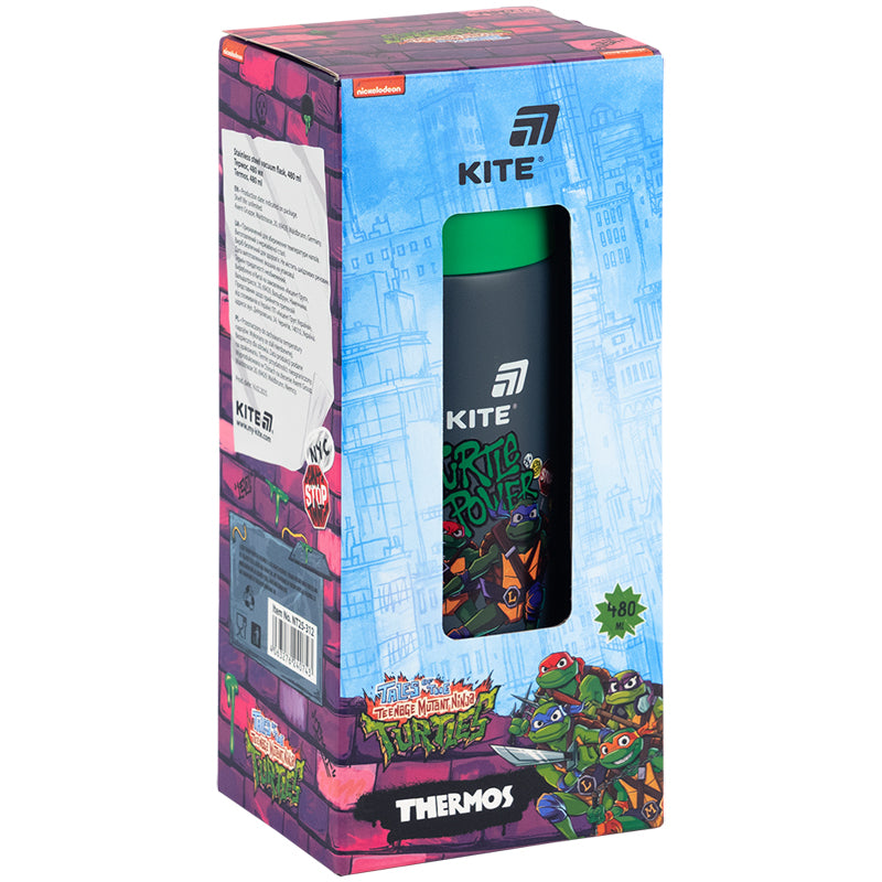 Thermos Kite Ninja Turtles NT25-312, 480 ml, gray