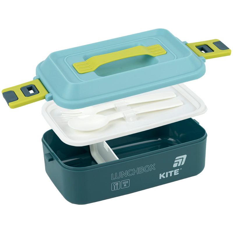 Lunchbox Kite K25-1183-2, 1000 ml, blue