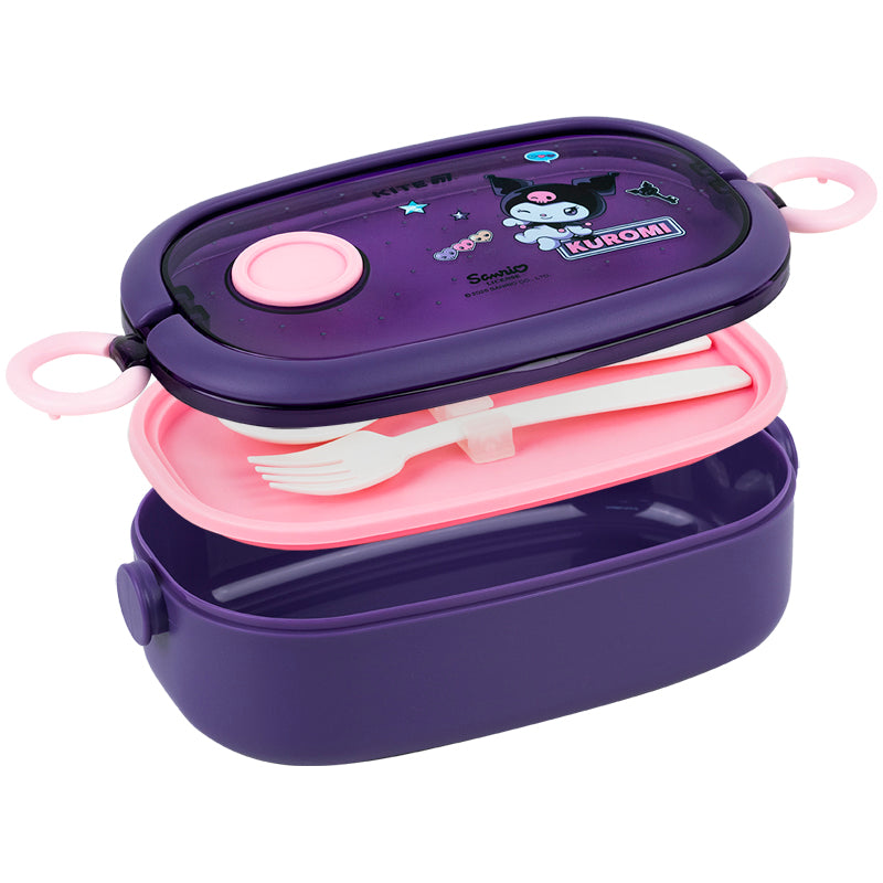 Lunchbox Kite Kuromi HK25-1180, 900 ml, purple